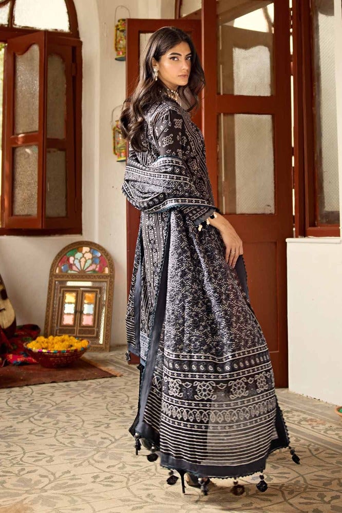 Gul Ahmed 3PC Printed Lawn Unstitched Suit CL-42009 B