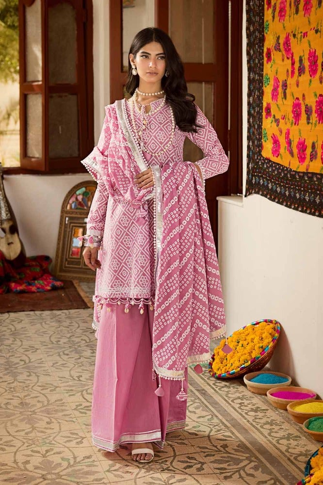 Gul Ahmed 3PC Lacquer Printed Lawn Unstitched Suit CL-42010 B