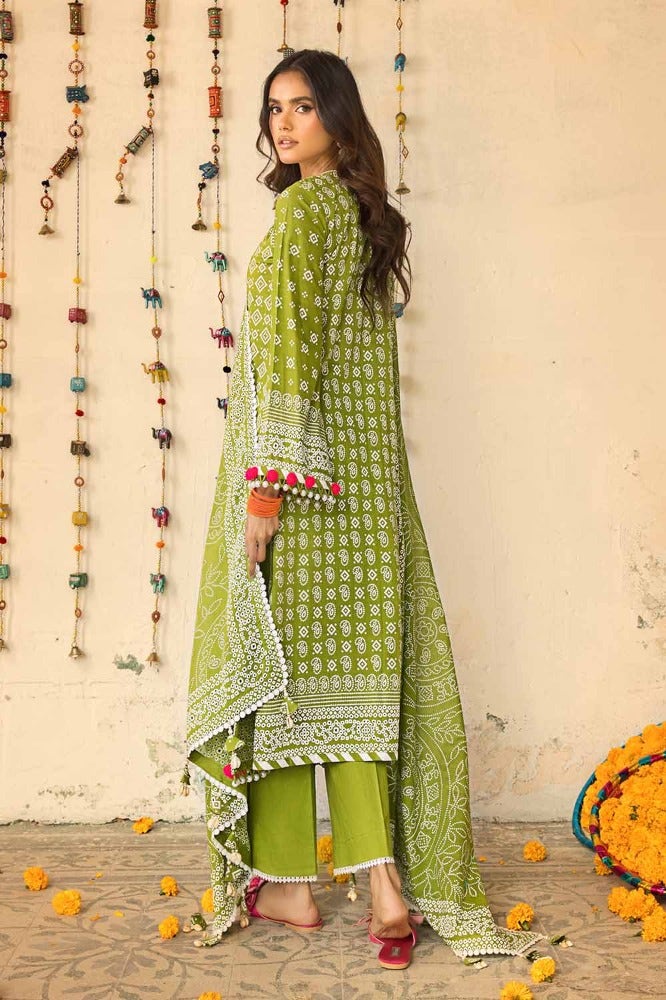 Gul Ahmed 3PC Lacquer Printed Lawn Unstitched Suit CL-42039 B