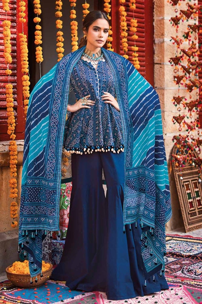 Gul Ahmed 3PC Printed Lawn Unstitched Suit CL-42051 B