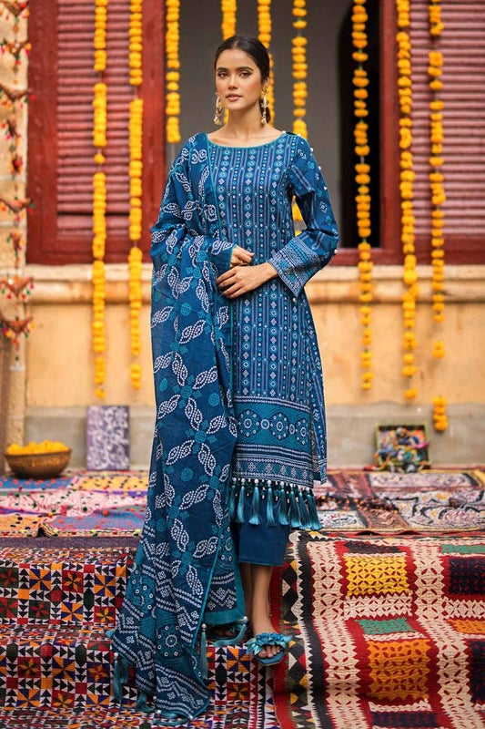 Gul Ahmed 3PC Printed Lawn Unstitched Suit CL-42060 B