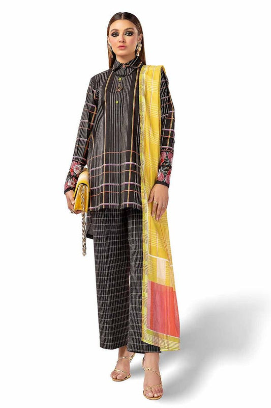 Gul Ahmed 3PC Unstitched Printed Lawn Suit CL-42146