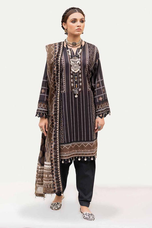 Gul Ahmed 3PC Unstitched Printed Lawn Suit CL-42214