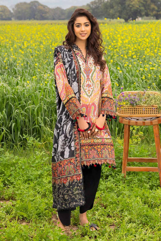 Gul Ahmed 3PC Unstitched Printed Lawn Suit CL-42233