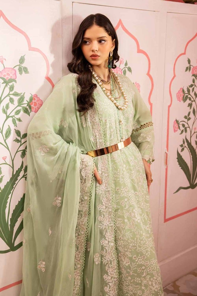 Gul Ahmed 3PC Embroidered Swiss Voile Unstitched Suit with Embroidered Chiffon Dupatta and Inner - LSV-42013
