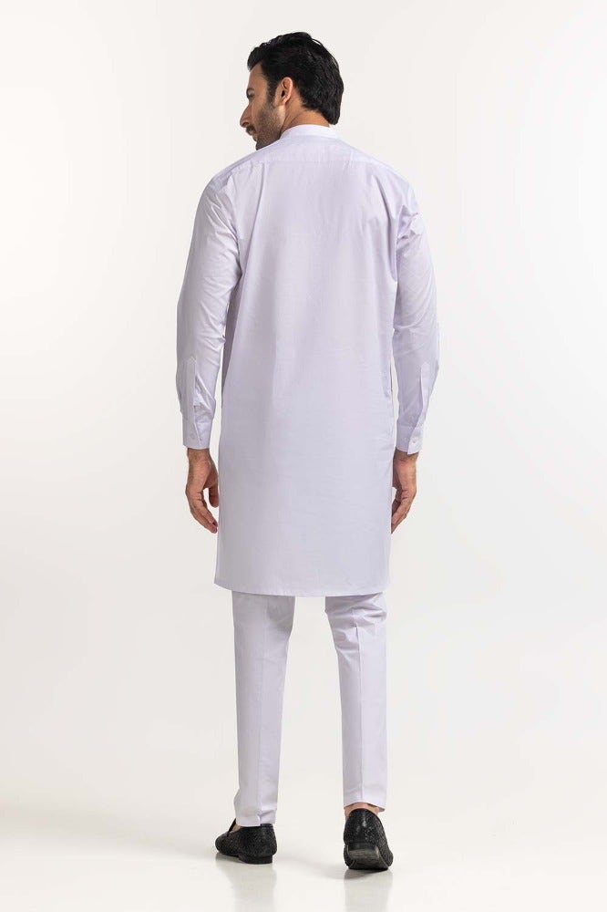 Gul Ahmed Ready to Wear Men's White Chairman Latha Suit SK-P24-018