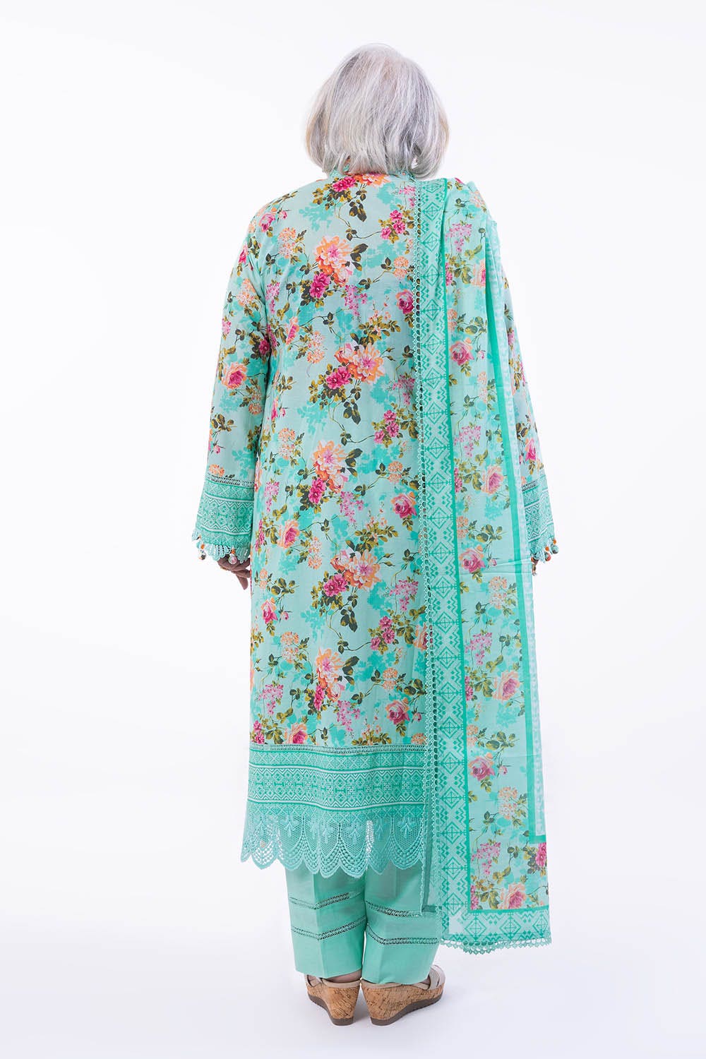 Gul Ahmed 3 Piece Unstitched Printed Lawn Suit CL-52198 A