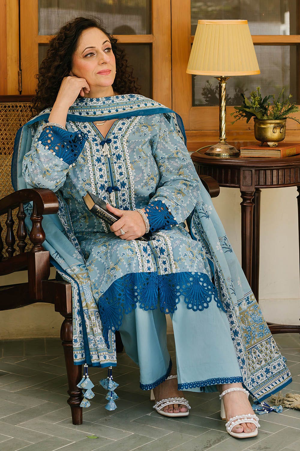 Gul Ahmed 3 Piece Unstitched Printed Lawn Suit CL-52380 A